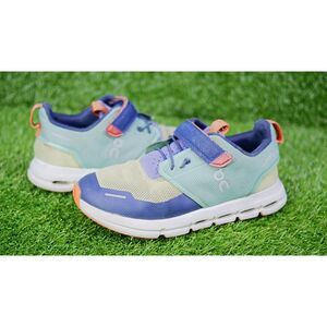 On Running Kids Sneakers in Mint Green, Purple, Coral